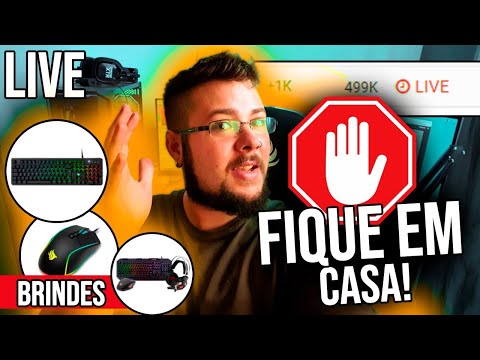 Leia mais sobre o artigo Live FIQUE EM CASA | Tira Duvidas, Brindes e muito mais! (20Hrs)