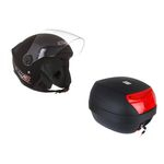 Leia mais sobre o artigo Kit Capacete Pro Tork Tam. 58 + Bauleto 28L Pro Tork