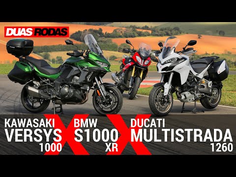 Você está visualizando atualmente COMPARATIVO | KAWASAKI VERSYS 1000 x BMW S1000XR x DUCATI MULTISTRADA 1260