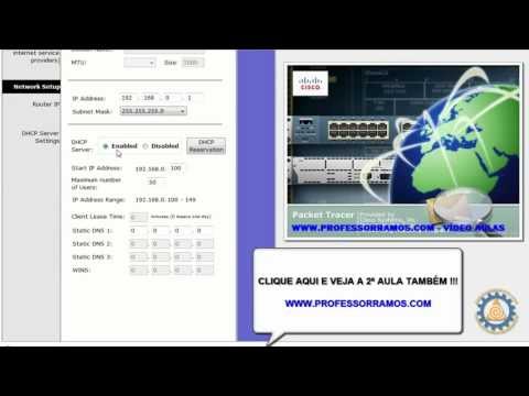 Leia mais sobre o artigo ⚫ Packet Tracer CISCO CCNA – Aula 3 – REDE WIRELESS COM ROUTER LINKSYS – www.professorramos.com