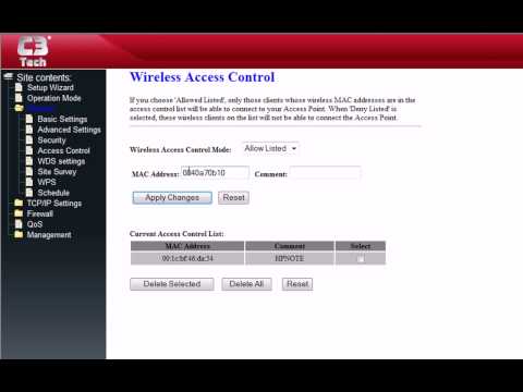 Leia mais sobre o artigo C3tech 3/6 – Segurança Wireless com Controle de Acesso por MAC Address – www.professorramos.com