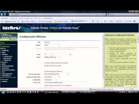 Leia mais sobre o artigo Intelbras – Como Configurar o Roteador Sem Fio 802.11g Wireless SUPERG – www.professorramos.com