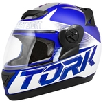 Leia mais sobre o artigo Capacete Fechado Pro Tork Evolution G7 Azul E Cinza Brilhante (Entregue por Americanas)