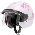 Leia mais sobre o artigo Capacete Moto Pro Tork Liberty Three Floral Tam. 56 Branco (Entregue por Americanas)