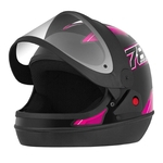 Leia mais sobre o artigo Capacete New Sport Preto/Rosa Tamanho 56 CAP-741PTRS Pro Tork (Entregue por Americanas)