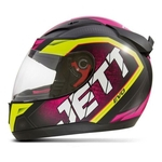 Leia mais sobre o artigo Capacete Jett Evo Line Rosa e Amarelo – Pro Tork (Entregue por Americanas)