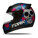 Leia mais sobre o artigo Capacete Moto Fechado Pro Tork Evolution G7 Mexican Skull Fosco (Entregue por Americanas)