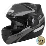 Leia mais sobre o artigo Capacete Escamotevel V-pro Jet 2 Carbon Street Pro Tork