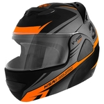 Leia mais sobre o artigo Capacete Escamoteável V-Pro Jet3 Preto E Laranja Pro Tork