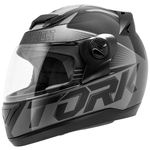 Leia mais sobre o artigo Capacete Moto Fechado Pro Tork Evolution G7 Preto Fosco Cinza (Entregue por Americanas)