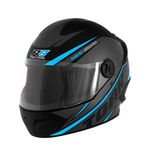 Leia mais sobre o artigo Capacete Fechado Pro Tork R8 Fecho Micrométrico Preto E Azul Claro (Entregue por Americanas)