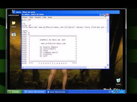 Você está visualizando atualmente Script BAT 2 – Como Criar um MENU em Arquivos BAT – www.professorramos.com