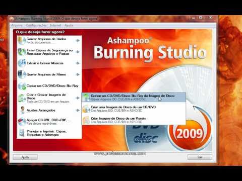 Você está visualizando atualmente Como gravar uma ISO em CD ou DVD – BurnCDCC e Ashampoo Burn – www.professorramos.com