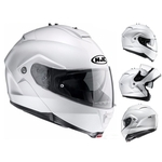 Leia mais sobre o artigo Capacete Hjc IS-Max II Solido Branco Escamoteável