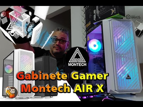 Leia mais sobre o artigo Gabinete Gamer Montech AIR X ARGB com 2 FANS de 200mm e Controladora ARGB para 6 FANS