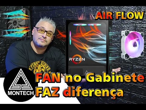 Você está visualizando atualmente FAN no Gabinete FAZ Diferença ??? AIR FLOW com 6 FANs VS SEM FAN