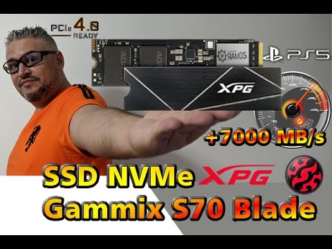 Leia mais sobre o artigo Rápido !!! + 7000 MB/s 🔥 SSD M.2 NVMe PCIe 4 XPG Gammix S70 BLADE Gen4x4 🔥 PC – Notebook e PS5