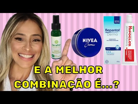 Leia mais sobre o artigo ROSA MOSQUETA com BEPANTOL, HIPOGLOS ou NIVEA LATINHA? Qual é a MELHOR COMBINAÇÃO para sua PELE?