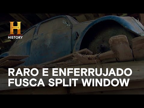 Leia mais sobre o artigo Raro e enferrujado Fusca split window | CAÇADORES DE RELÍQUIAS | HISTORY