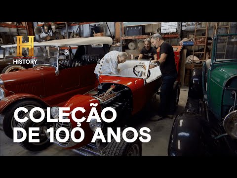 Leia mais sobre o artigo Coleção de placas icônicas e carros antigos de 100 anos | CAÇADORES DE RELÍQUIAS | HISTORY